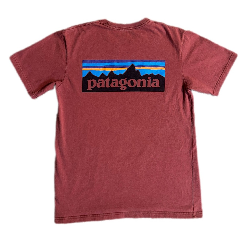 Patagonia Red Cotton Graphic Tee